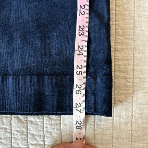 LOFT Navy Wide Leg Corduroy Pants - Picture 12 of 13